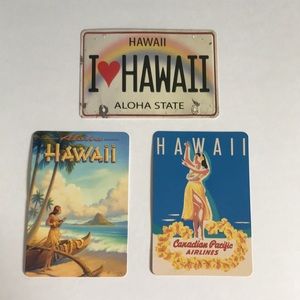 Three Hawaii Post Cards - Bundle 3 Post Cards
